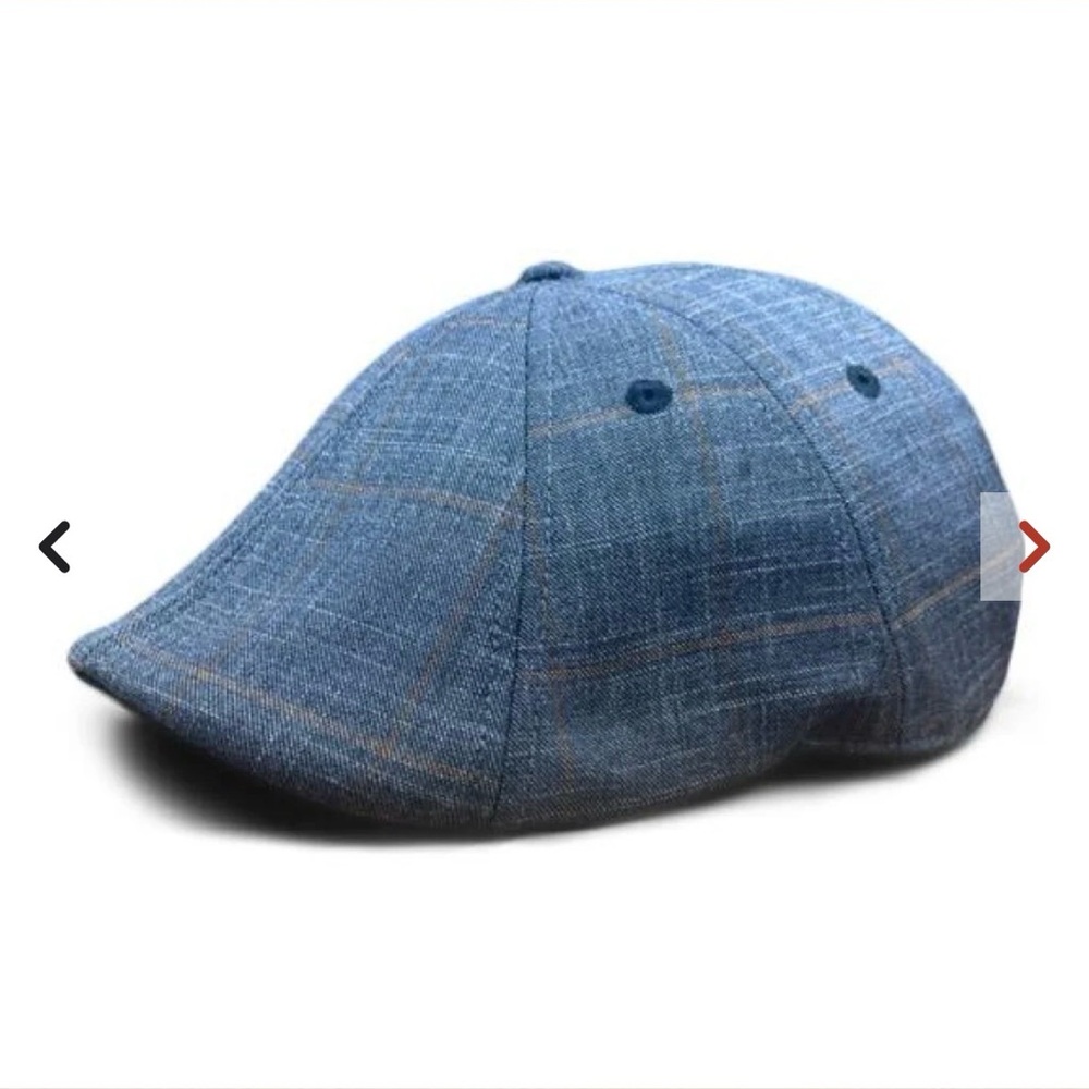 Charcoal Plaid Men's Boston Scally Cap